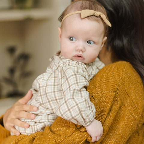 Quincy Mae 2024AW RUFFLE COLLAR BUTTON DRESS