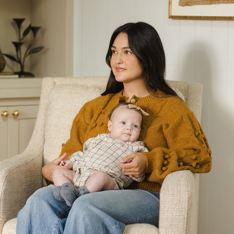 Quincy Mae 2024AW RUFFLE COLLAR BUTTON DRESS