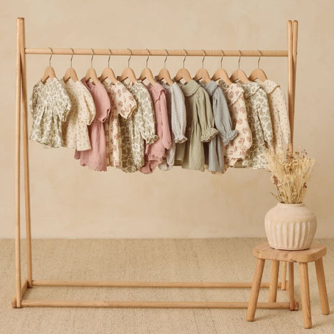 【D1】Quincy Mae（クインシーメイ）2025AW　 THALIA ROMPER -ROSE-  タリア ロンパース