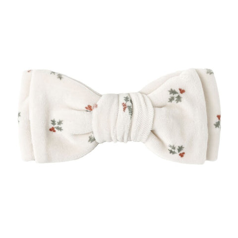 Quincy Mae 2024AW RIBBED KNOTTED HEADBAND GOLDEN STRIPE Baby Turban (Hairband)