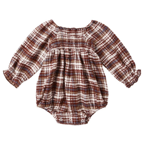 Rylee &amp; Cru 2024AW GWEN ROMPER BLUE FLORAL -INDIGO- Rompers