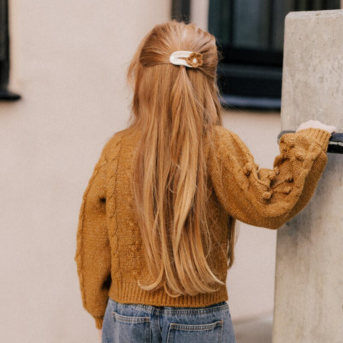 [D2] Rylee &amp; Cru 2024AW ALICE SWEATER HEATHERED SAND Collared sweater