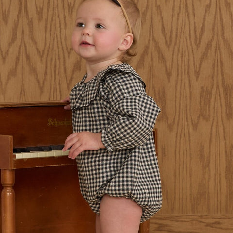 Rylee &amp; Cru 2024AW GWEN ROMPER BLUE FLORAL -INDIGO- Rompers