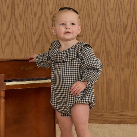 Rylee &amp; Cru 2024AW GWEN ROMPER BLUE FLORAL -INDIGO- Rompers