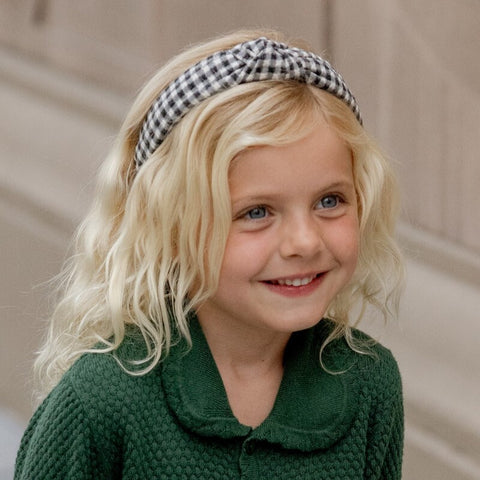 Rylee &amp; Cru 2024AW BABY BOW HEADBAND DISTY -ivory- Headbands, hair accessories