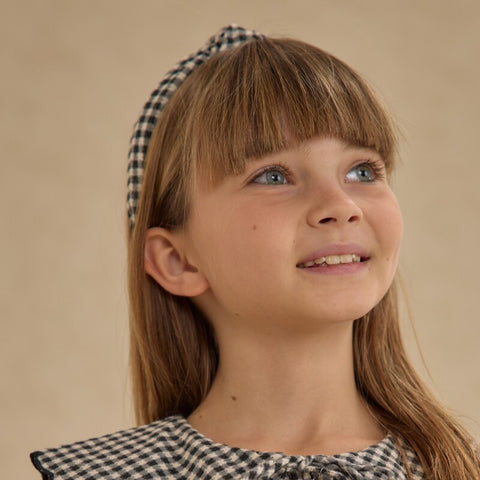 Rylee &amp; Cru 2024AW BABY BOW HEADBAND DISTY -ivory- Headbands, hair accessories