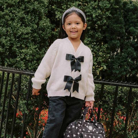 Rylee &amp; Cru 2024AW BABY BOW HEADBAND DISTY -ivory- Headbands, hair accessories