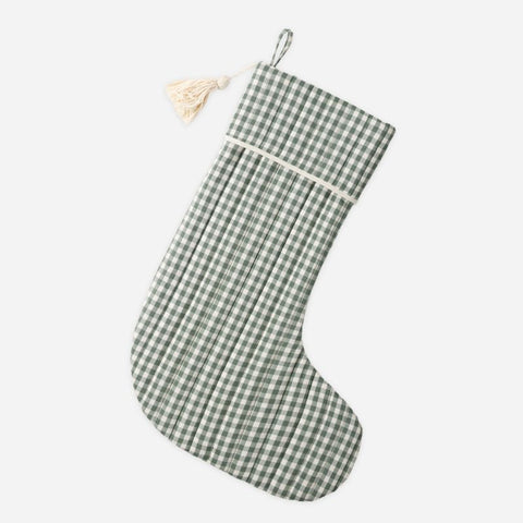 【D3】Rylee & Cru （ライリーアンドクルー）2025AW　Christmas Stocking  -Evergreen Gingham- 　クリスマスストッキングエバーグリーンギンガム