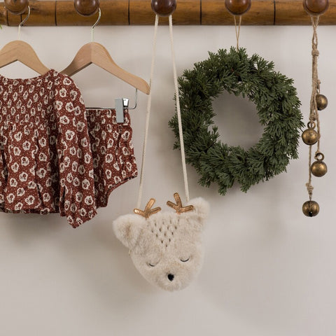 【D3】Rylee & Cru （ライリーアンドクルー）2025AW　Deer Purse  -Oat- 　バンビポシェット