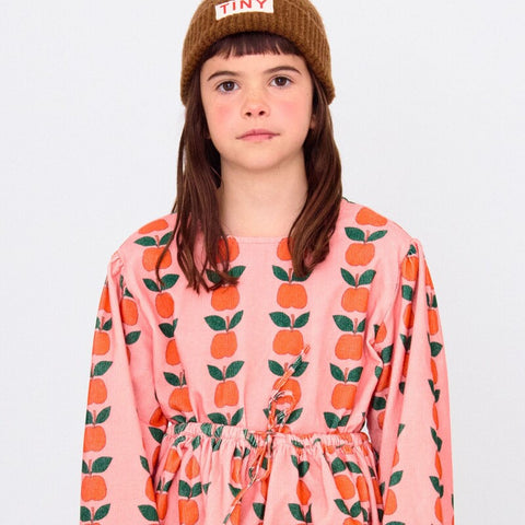 【D2】TINYCOTTONS / タイニーコットンズ2025AW    Apples Blouse キッズりんご柄ブラウス
