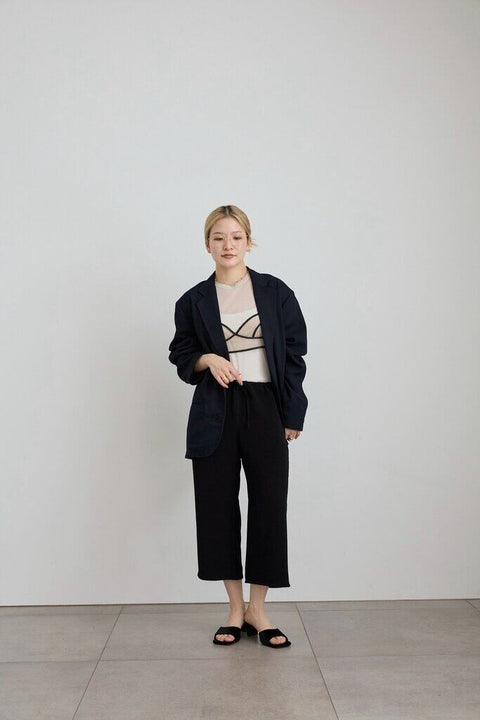 【3月中旬入荷次第お届けのご予約】anuke（アンヌーク） Back Satin Capripants 62710718.