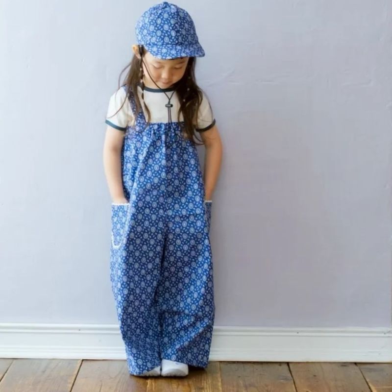 drop3】&pal(アンドパル)2026SS floral pattern salopette drop3】&pal(アンドパル)2026SS floral pattern salopette