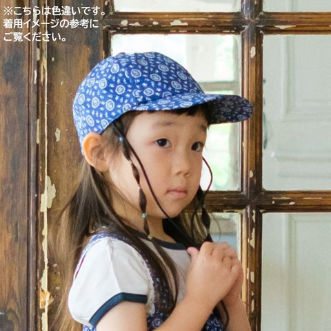 【drop3】&pal（アンドパル）2026SS　 floral print cap white　花柄プリントキャップ帽　ホワイト