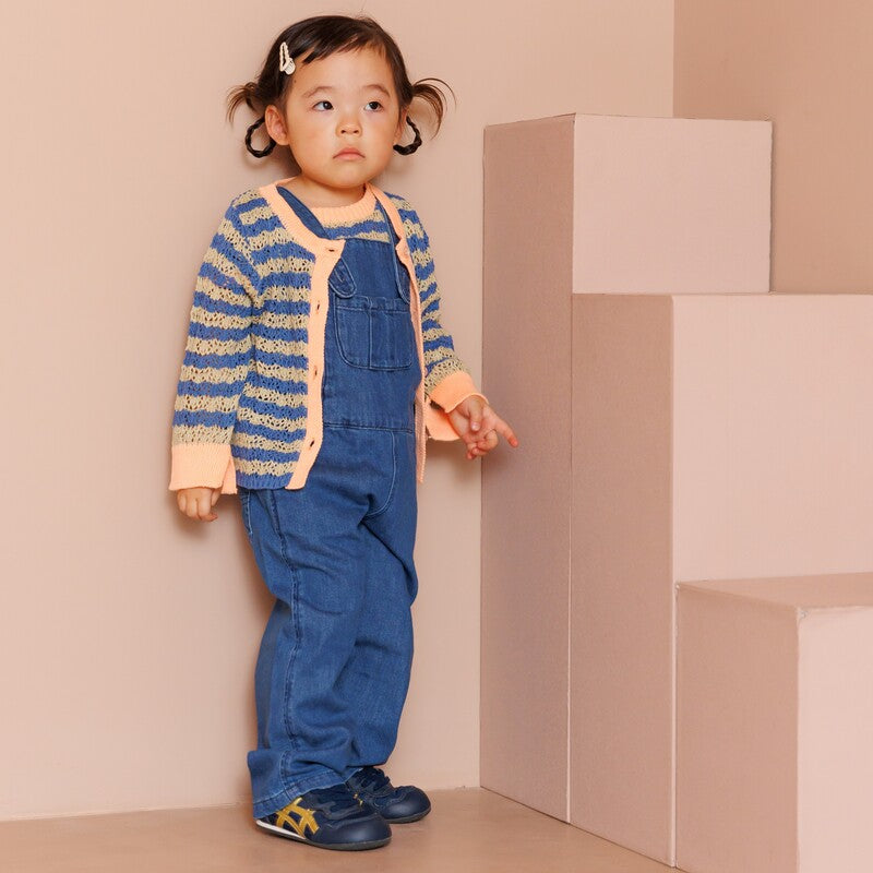 drop1】&pal（アンドパル）2026SS denim salopette blue デニム