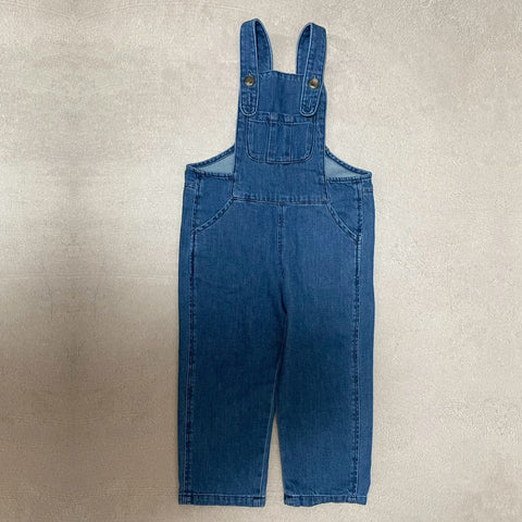【drop1】&pal（アンドパル）2026SS　denim salopette  blue　デニムサロペット　ブルー
