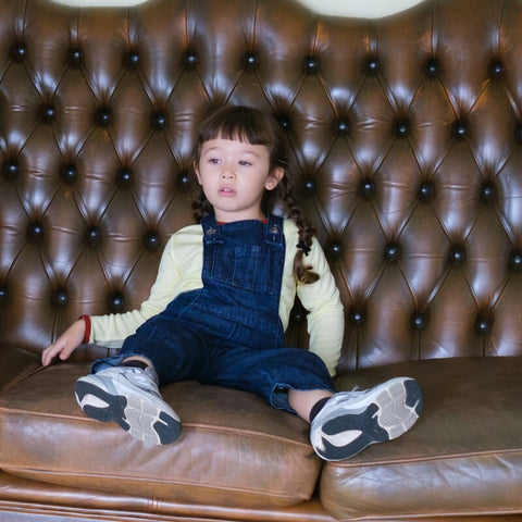 【drop1】&pal（アンドパル）2026SS　denim salopette  navy　デニムサロペット　ネイビー