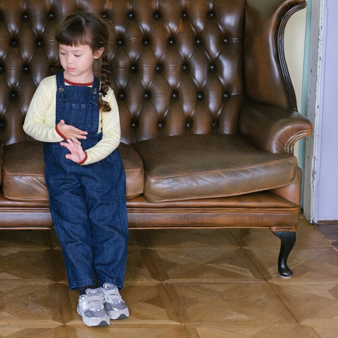 【drop1】&pal（アンドパル）2026SS　denim salopette  navy　デニムサロペット　ネイビー