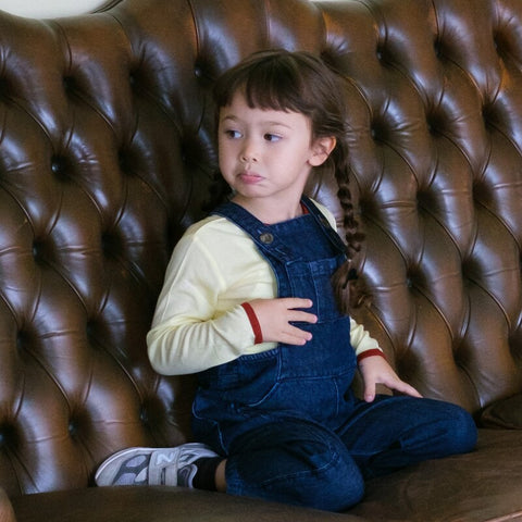 【drop1】&pal（アンドパル）2026SS　denim salopette  navy　デニムサロペット　ネイビー