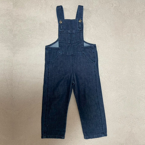 【drop1】&pal（アンドパル）2026SS　denim salopette  navy　デニムサロペット　ネイビー