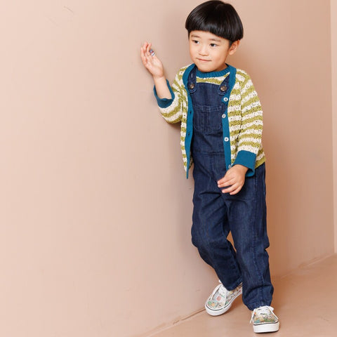 【drop1】&pal（アンドパル）2026SS　denim salopette  navy　デニムサロペット　ネイビー