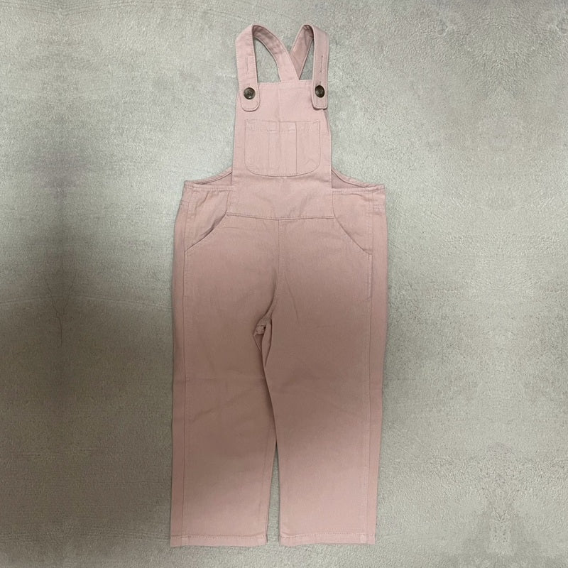 drop1】&pal（アンドパル）2026SS denim salopette pink デニム