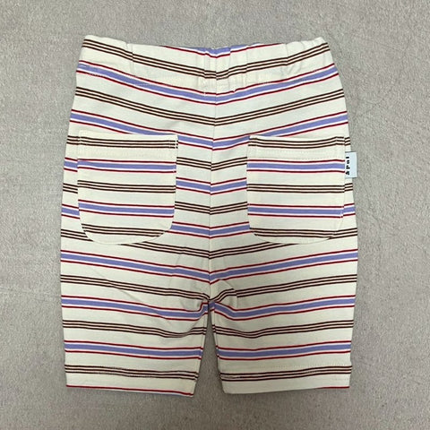 【drop1】&pal（アンドパル）2026SS　Border Pattern Biker Shorts  cream　ボーダー柄バイカーショーツ　クリーム