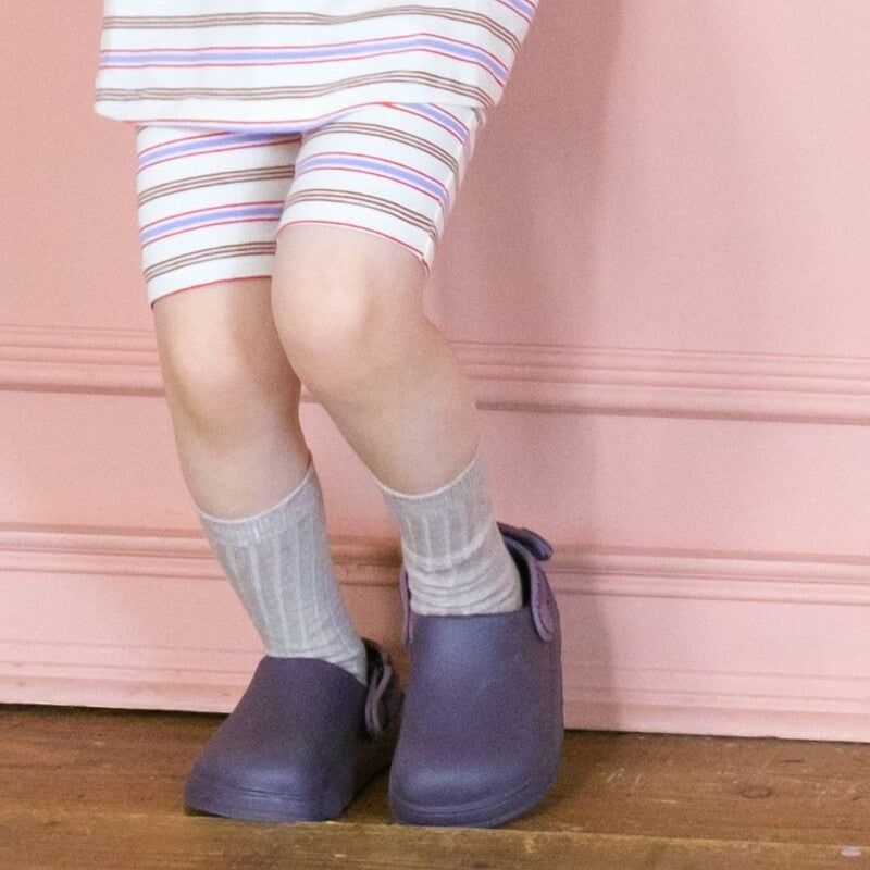 drop1】&pal（アンドパル）2026SS Border Pattern Biker Shorts cream