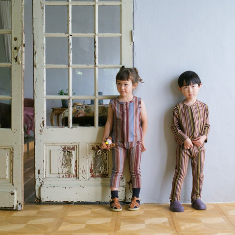 [Reservations for delivery in October] &amp;pal 2024AW moon pattern salo pett Moon flare overalls navy