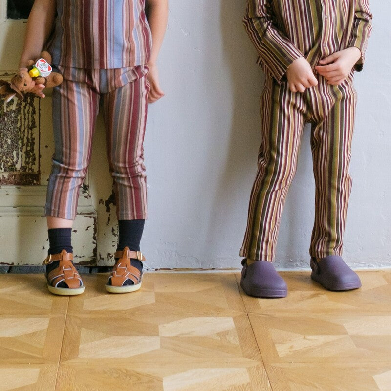 ifsixwasnineストライプレギンス② &pal（アンドパル）2026SS multi-stripe leggings Khaki マルチ