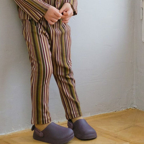 [Reservations for delivery in October] &amp;pal 2024AW moon pattern salo pett Moon flare overalls navy