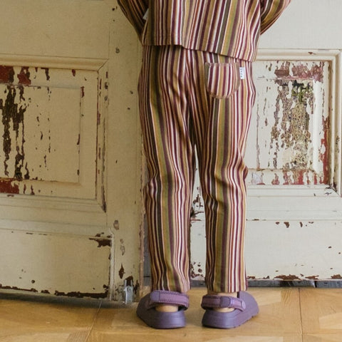 [Reservations for delivery in October] &amp;pal 2024AW moon pattern salo pett Moon flare overalls navy