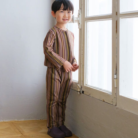 [Reservations for delivery in October] &amp;pal 2024AW moon pattern salo pett Moon flare overalls navy