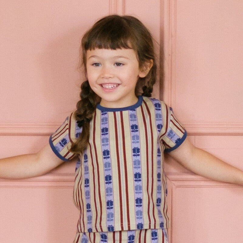 D1】Misha&Puff（ミーシャアンドパフ）2026SS SCOUT TEE -BLUE RIBBON