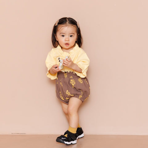 【drop3】&pal（アンドパル）2026SS　retro color puff sleeve T-shirt  cream　パフTシャツ　クリーム