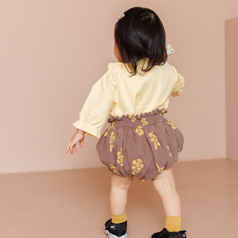 【drop3】&pal（アンドパル）2026SS　retro color puff sleeve T-shirt  cream　パフTシャツ　クリーム