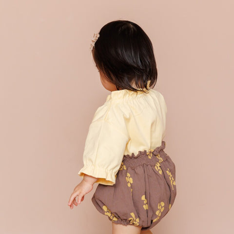 【drop3】&pal（アンドパル）2026SS　retro color puff sleeve T-shirt  cream　パフTシャツ　クリーム