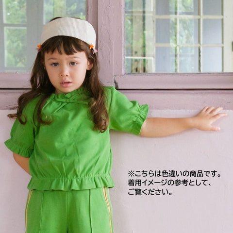 【drop3】&pal（アンドパル）2026SS　retro color puff sleeve T-shirt  cream　パフTシャツ　クリーム