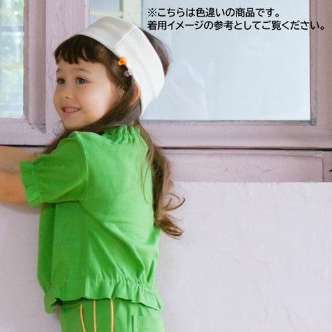 【drop3】&pal（アンドパル）2026SS　retro color puff sleeve T-shirt  cream　パフTシャツ　クリーム