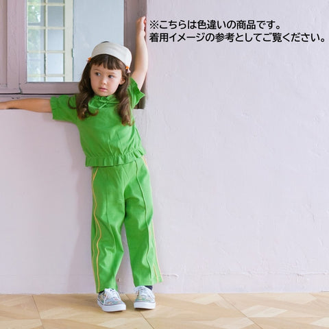 　【drop3】&pal（アンドパル）2026SS　retro color puff sleeve T-shirt  navy　パフTシャツ　ネイビー