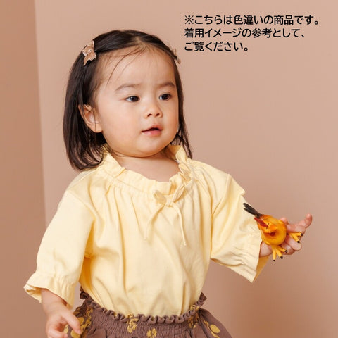 　【drop3】&pal（アンドパル）2026SS　retro color puff sleeve T-shirt  navy　パフTシャツ　ネイビー