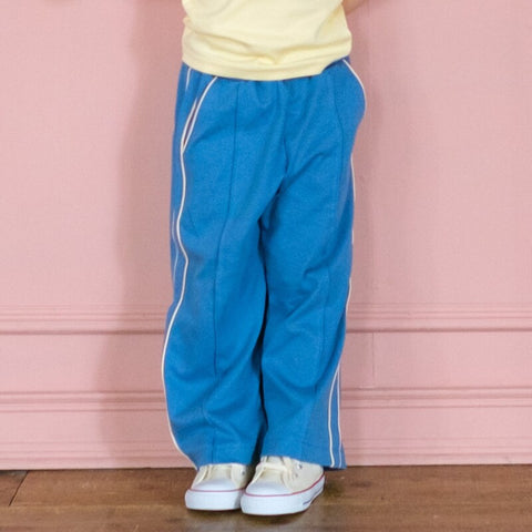 【drop3】&pal（アンドパル）2026SS　retro color line pants　navy　サイドラインパンツ　ネイビー