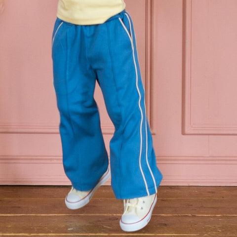 【drop3】&pal（アンドパル）2026SS　retro color line pants　navy　サイドラインパンツ　ネイビー