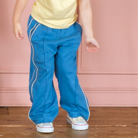 【drop3】&pal（アンドパル）2026SS　retro color line pants　navy　サイドラインパンツ　ネイビー