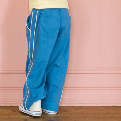 【drop3】&pal（アンドパル）2026SS　retro color line pants　navy　サイドラインパンツ　ネイビー