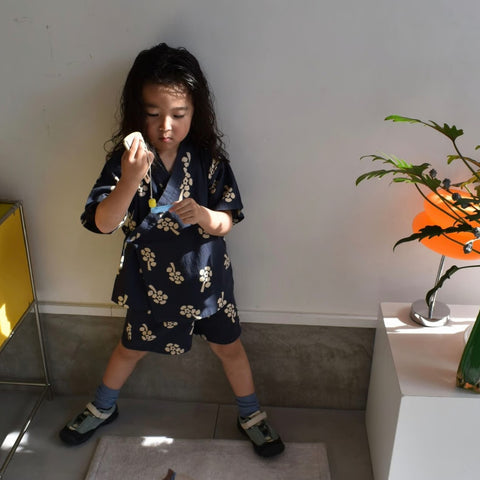 [Reservations for delivery in October] &amp;pal 2024AW moon pattern salo pett Moon flare overalls navy