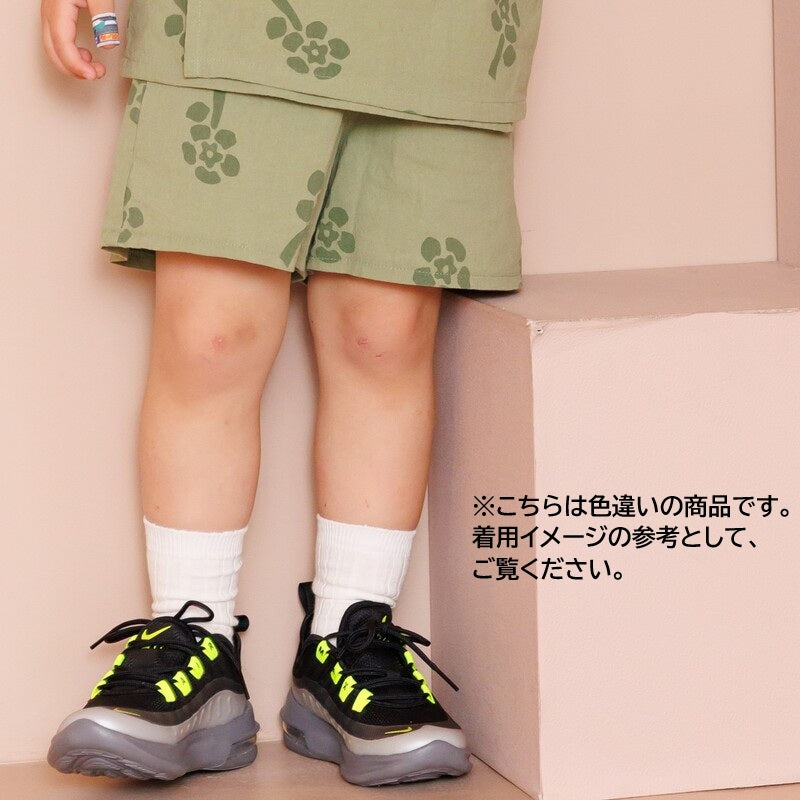 &pal（アンドパル）2026SS floral print shorts navy フラワーショート