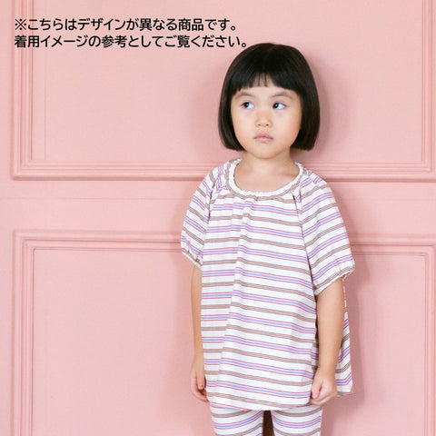 【drop1】&pal（アンドパル）2026SS　Border Pattern Rugger Shirt  cream　ボーダ柄ーラガーシャツ　クリーム