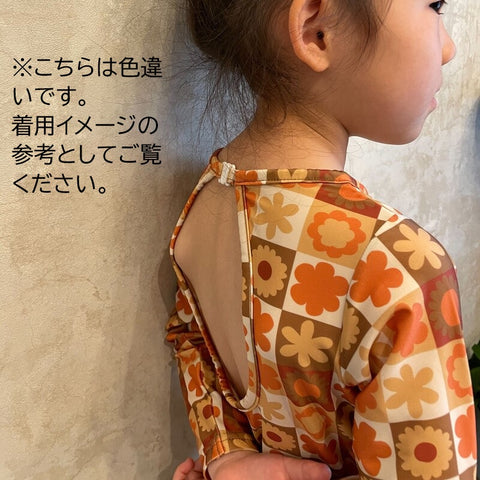 [Reservations for delivery in October] &amp;pal 2024AW moon pattern salo pett Moon Bloomer Salopette Navy