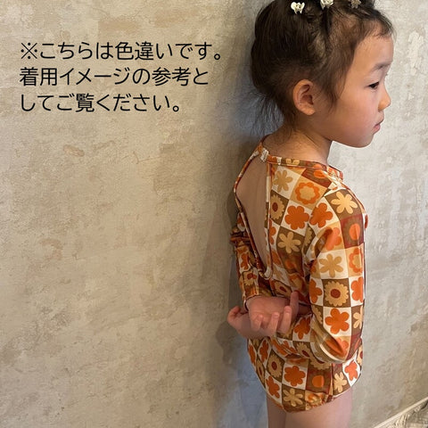 [Reservations for delivery in October] &amp;pal 2024AW moon pattern salo pett Moon Bloomer Salopette Navy