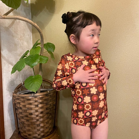 [Reservations for delivery in October] &amp;pal 2024AW moon pattern salo pett Moon Bloomer Salopette Navy